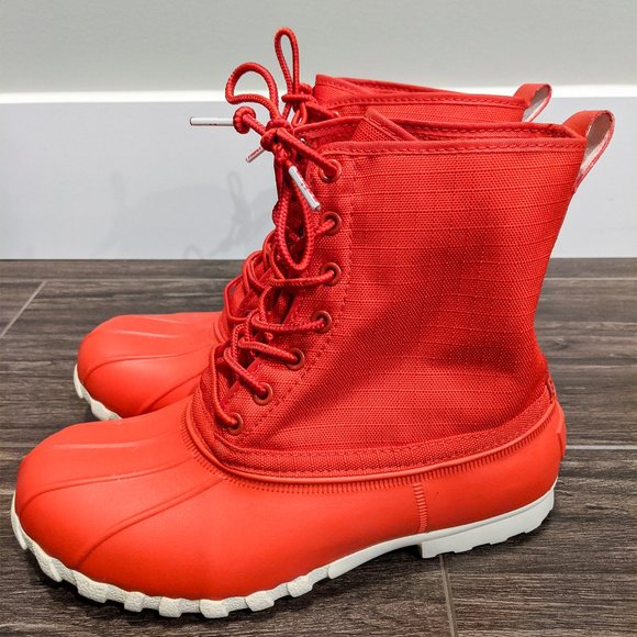 Native Shoes Fire Red Jimmy Boot Womens Size 6 - Picture 9 of 11